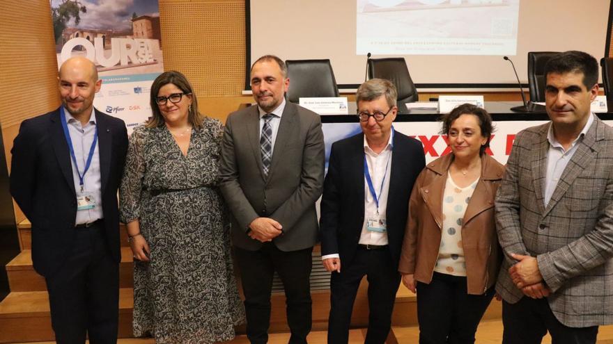 Acto de inauguración, ayer, del 39 Congreso de la Sociedade Galega de Medicina Interna. |   // F. CASANOVA