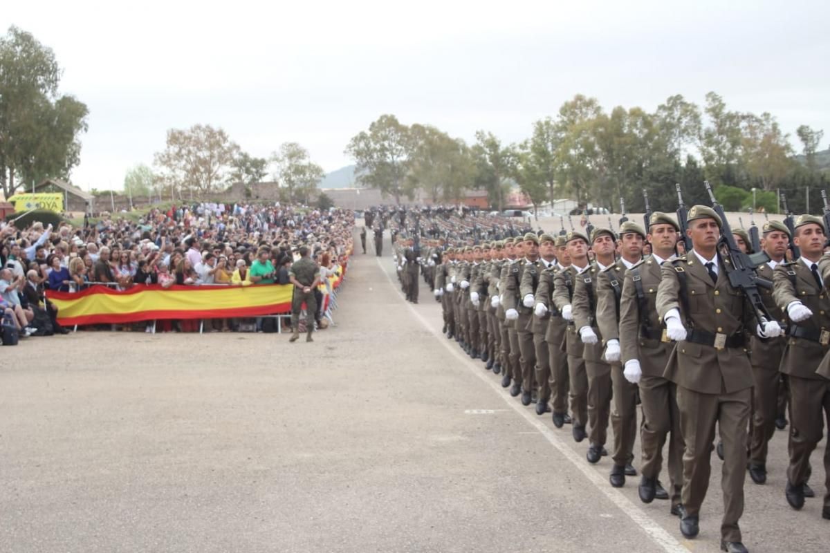 Jura de bandera en el Cefot de Cáceres