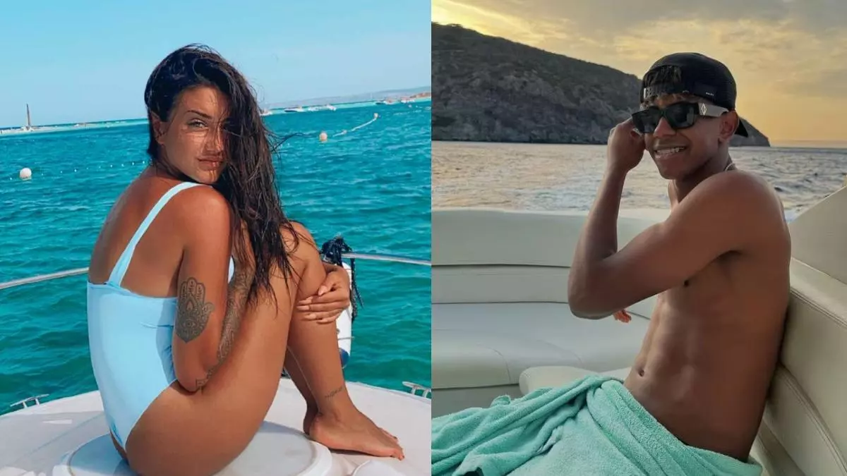 Lamine Yamal pasa sus vacaciones en Italia con una influencer gallega