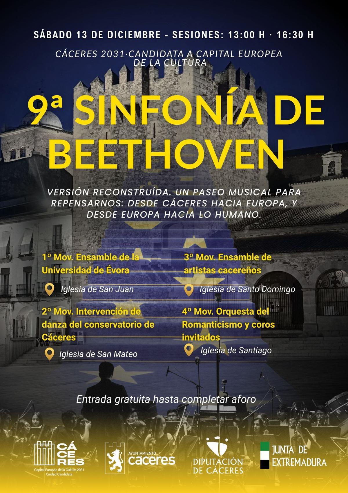 Programa del acto musical.