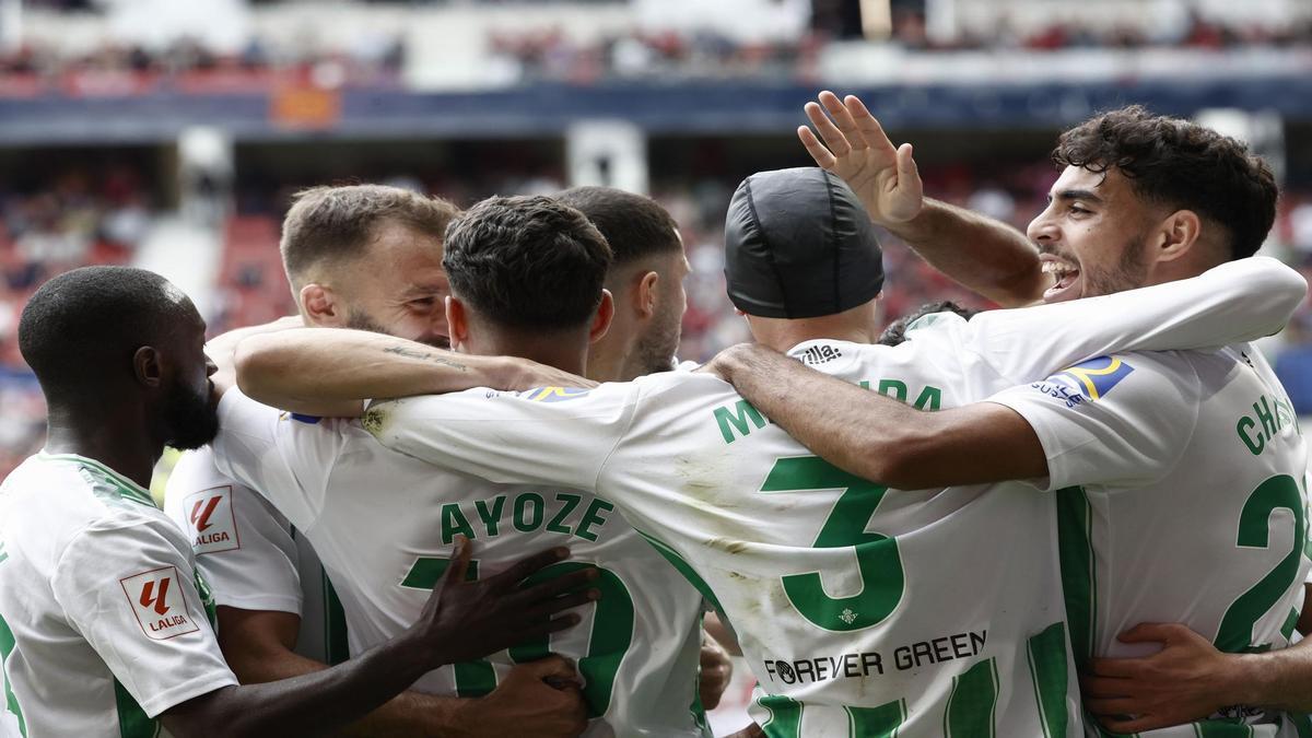 El Betis ya acumula cuatro partidos consecutivos sin perder en liga