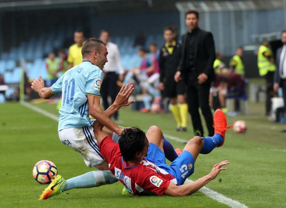 El Atlético de Madrid arrasó al Celta en una segunda parte para el olvido después de que los vigueses hubieses sido superiores durante los primeros cuarenta y cinco minutos