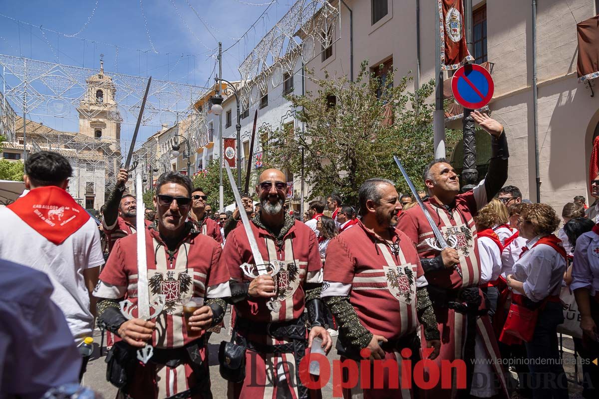 Moros y Cristianos en la mañana del dos de mayo en Caravaca