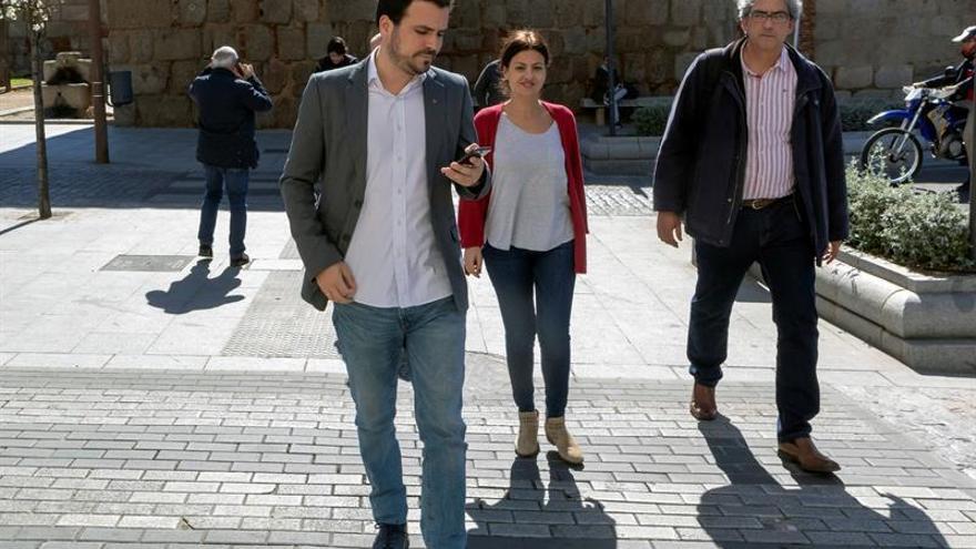 Alberto Garzón alerta en Mérida del problema del PP con &quot;los pobres&quot;