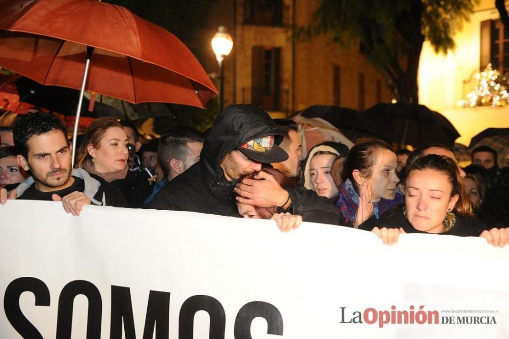 Protesta por la agresión a Andrés Martínez