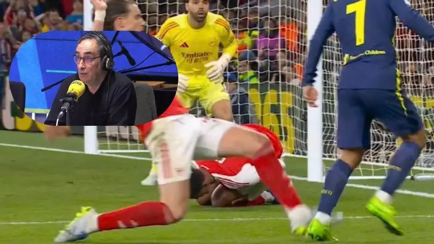 ¡La polémica acción que pudo ser penalti para el Atlético de Madrid!