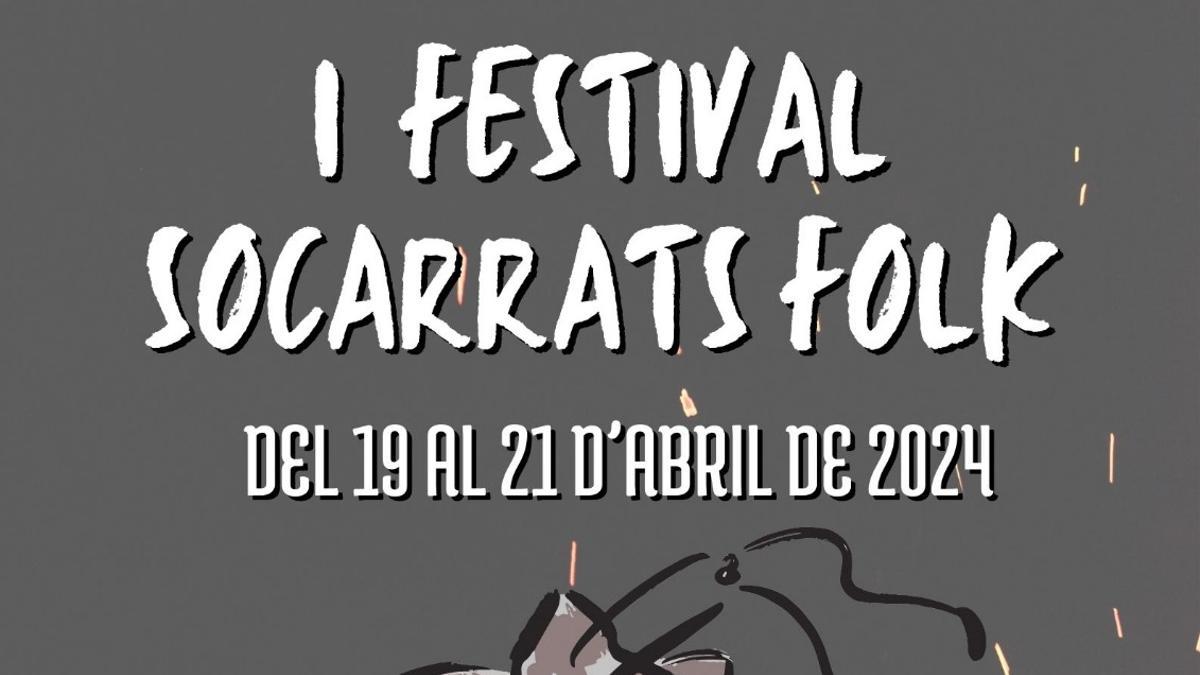 Cartel del I Festival Socarrats Folk