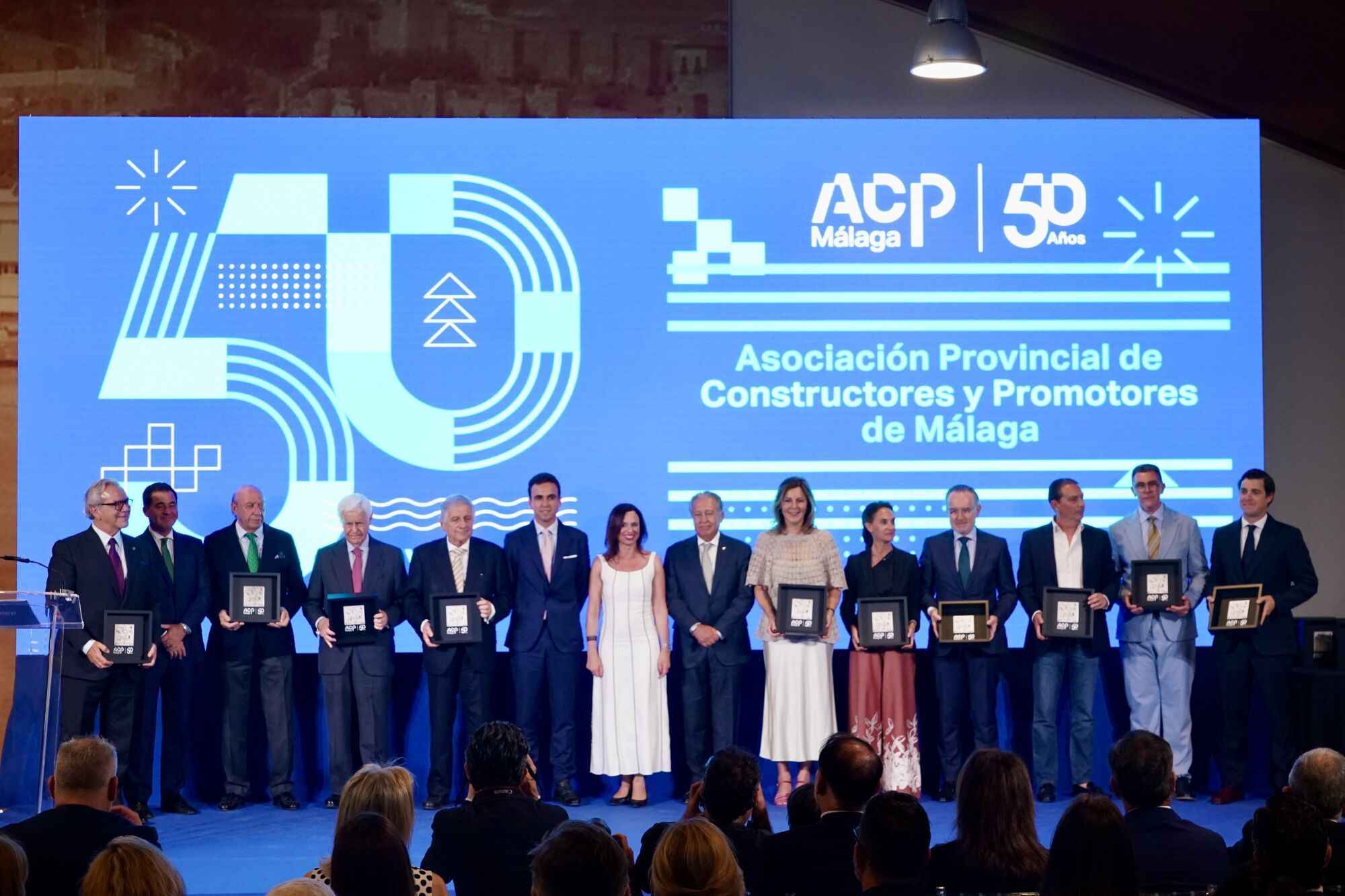 La ACP de Málaga celebra sus 50 años con un homenaje a sus empresarios