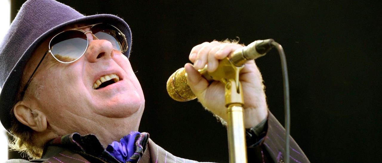 Van Morrison, en un concierto en Vitoria en 2018.   | //