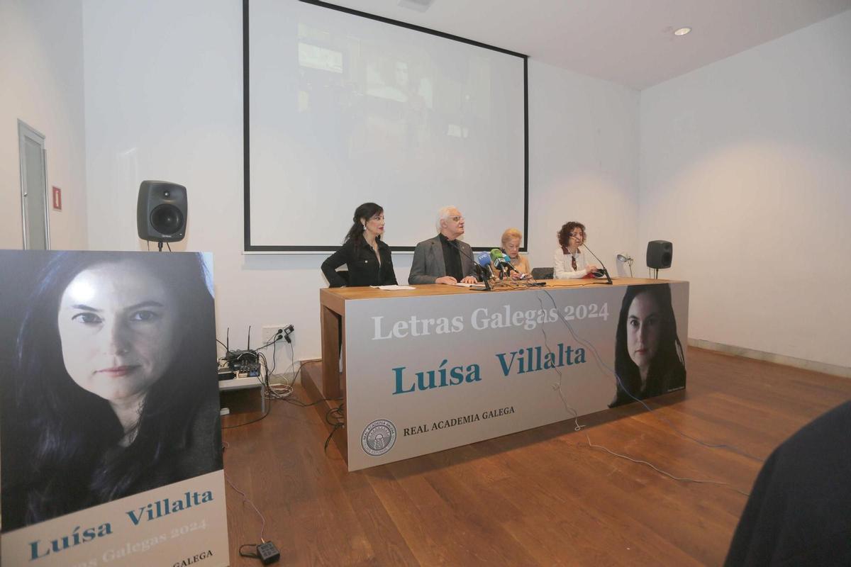 Presentación de los actos por el Día das Letras Galegas dedicado a Luísa Villalta.