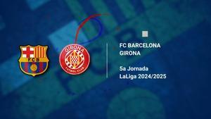 Horario y dónde ver el Girona - FC Barcelona