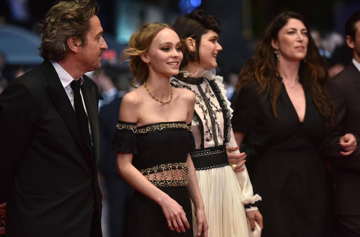 Lily-Rose Depp en la premier de 'I, Daniel Blake' en el Festival de Cannes