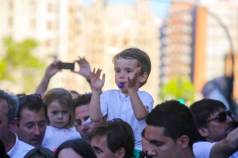 Manifestación a favor de la escuela concertada