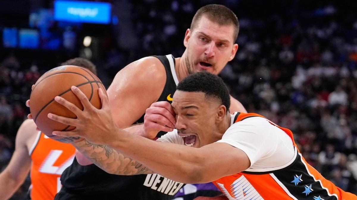 Nikola Jokic, durante el partido ante los Clippers