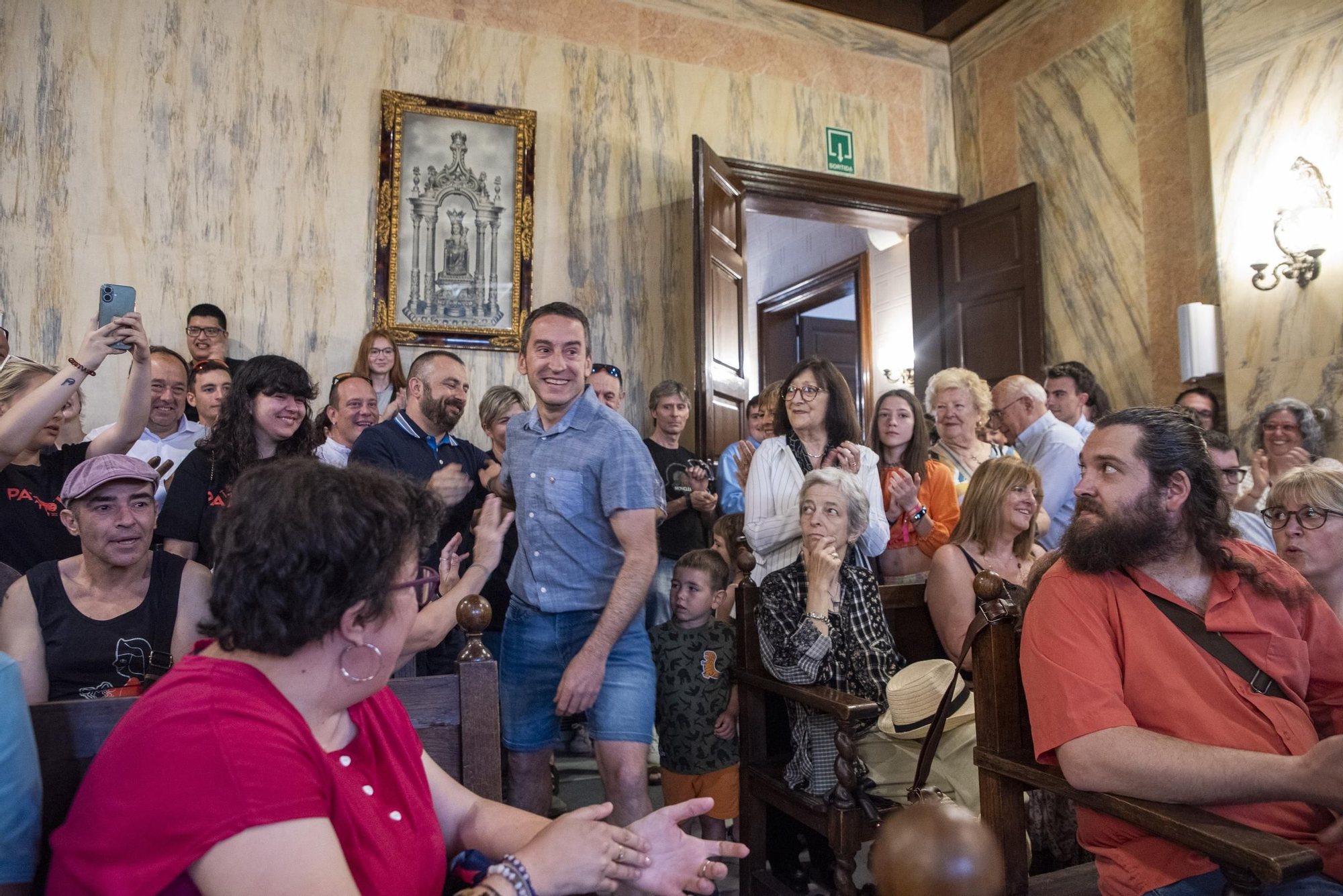 Ple de Patum i cercavila del Tabal a Berga