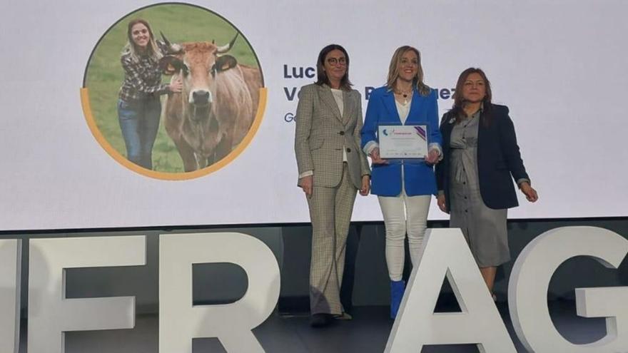Lucía Velasco, mención especial en los premios Mujer Agro