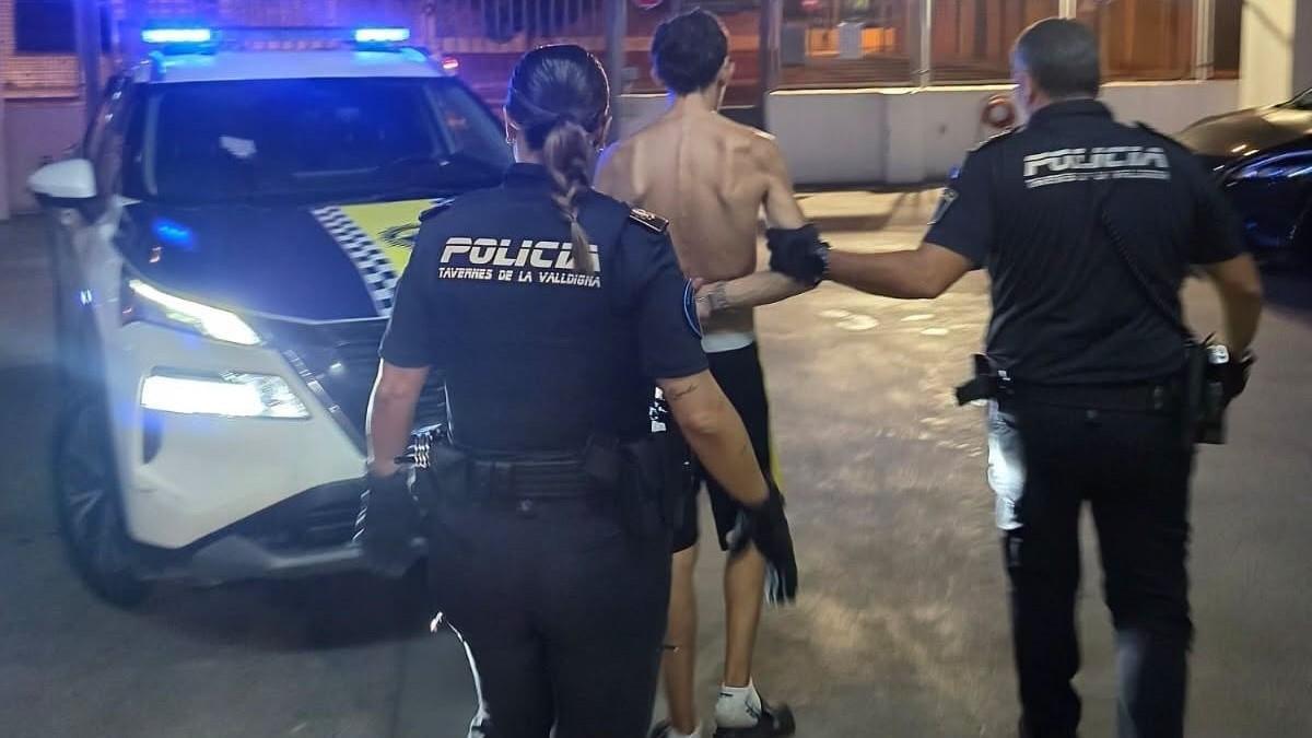 Detención en Tavernes de la Valldigna.