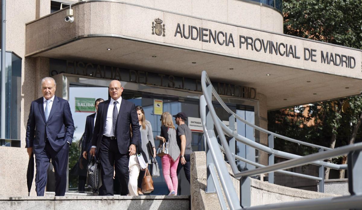 Carlos Iglesias en la Audiencia Provincial de Madrid