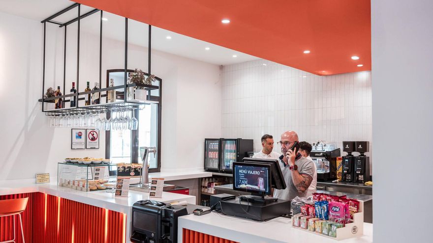La nueva cafetería de la estación de tren de Mérida