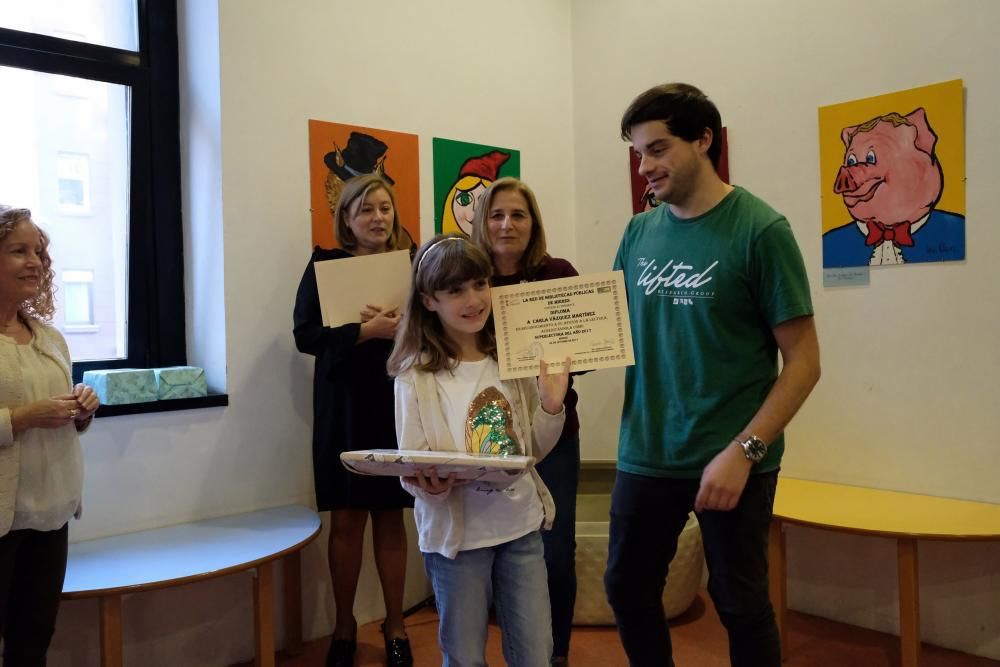 Premio a los “Superlectores” en la Biblioteca de Mieres