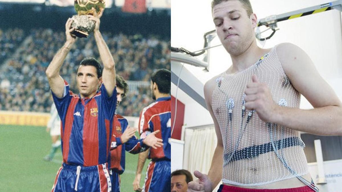 Vezenkov y Stoichkov, dos búlgaros unidos por el Barça