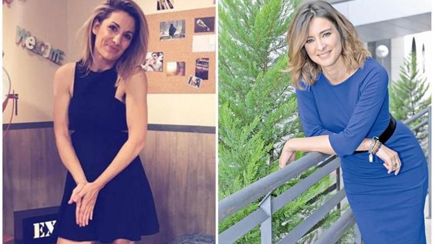 Nagore Robles (izq.) y Sandra Barneda (der.).