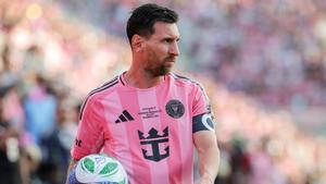 Messi, en la final de la MLS contra los Vancouver Whitecapsen