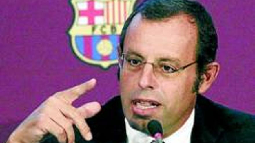 Sandro Rosell denuncia una trama contra el Barcelona