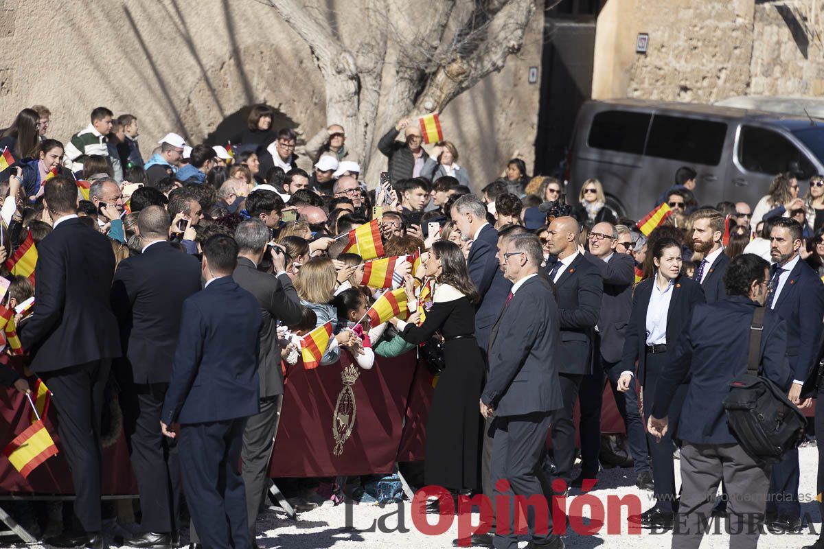 Visita de los reyes de España a Caravaca (explanada de la Basílica)