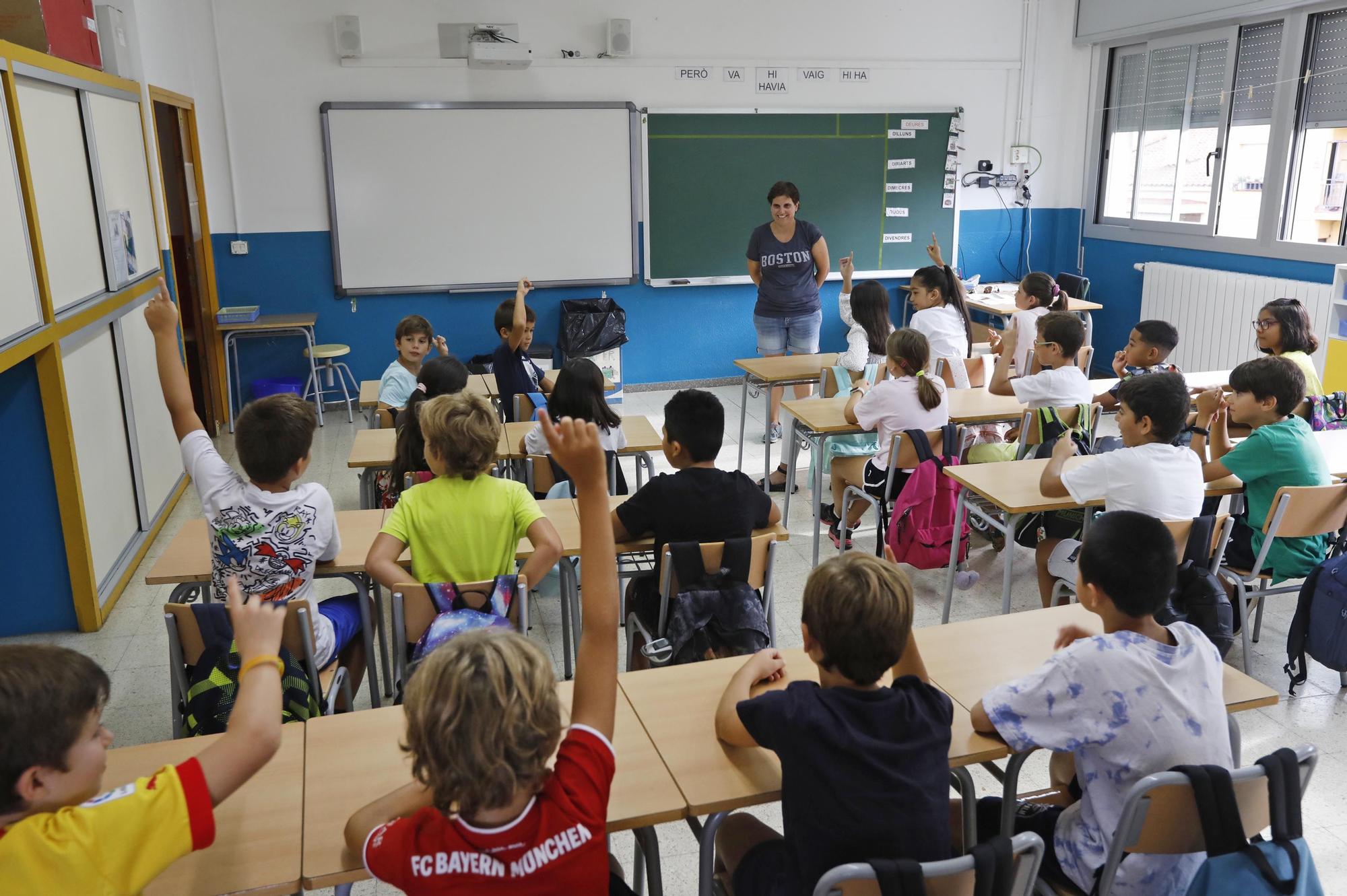 Inici del curs escolar a Girona