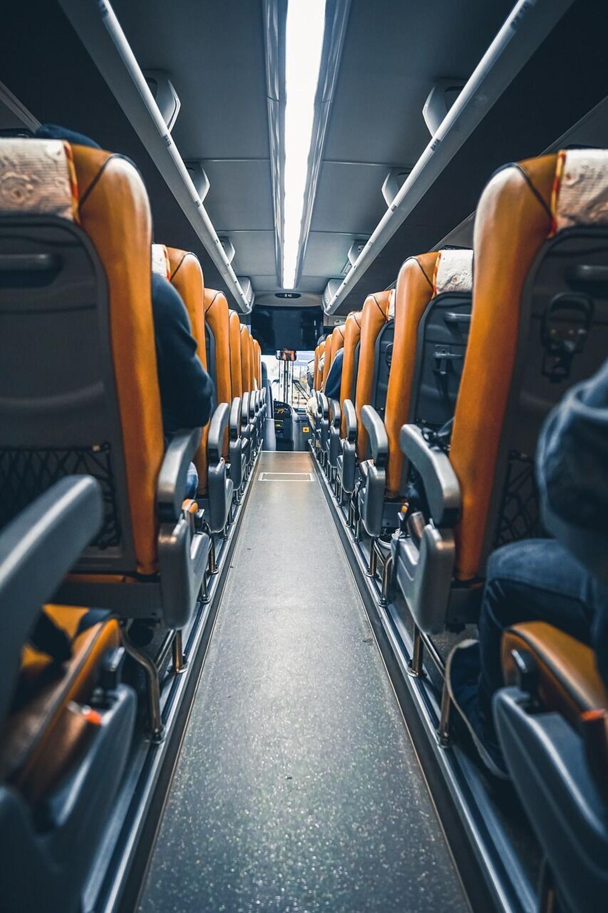 Interior del Bus urbano.