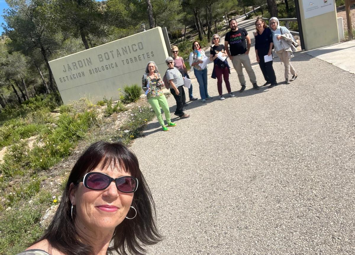 La visita al jardín botánico de Torretes