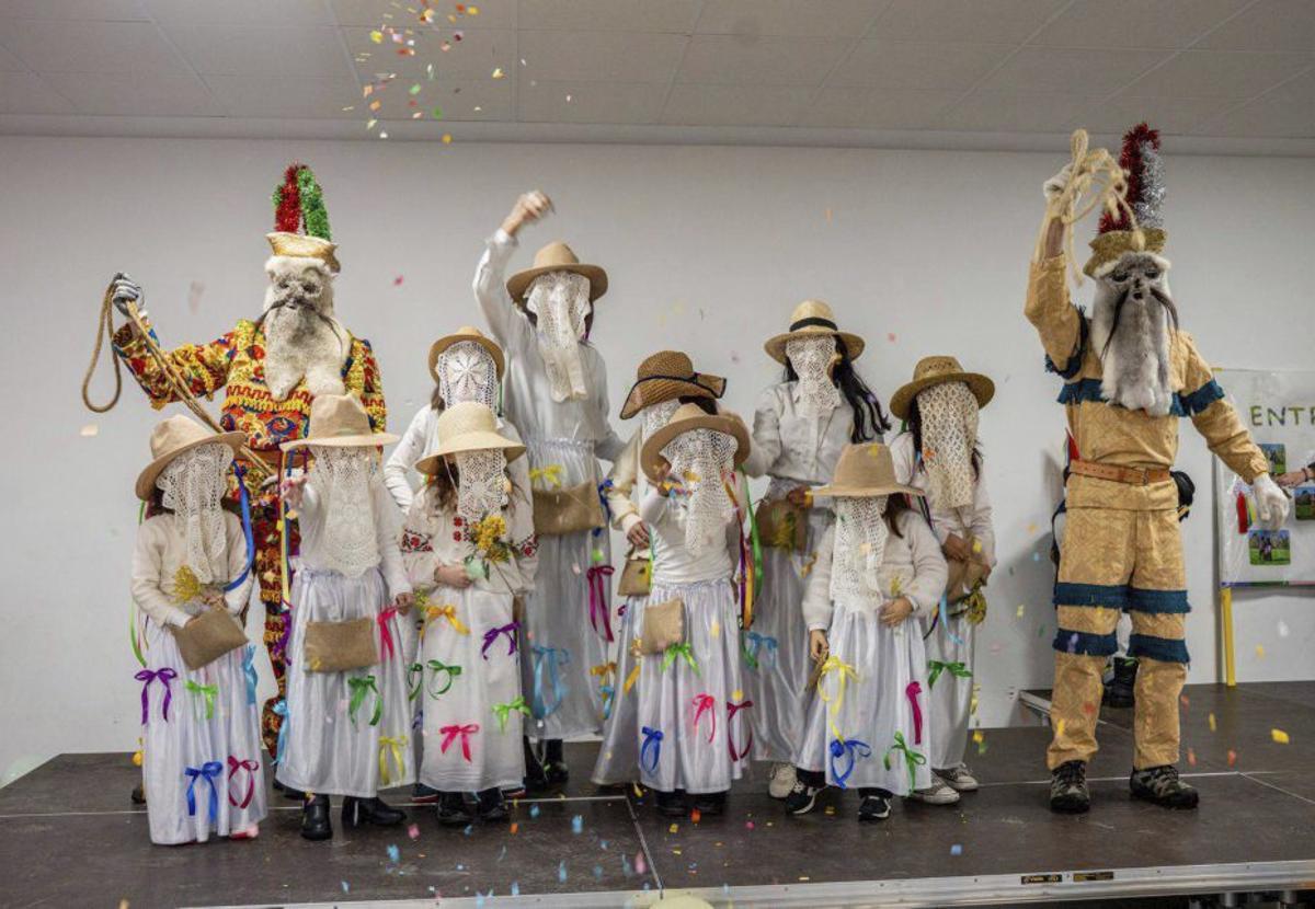 Personajes del recuperado carnaval de Aguasantas | FDV