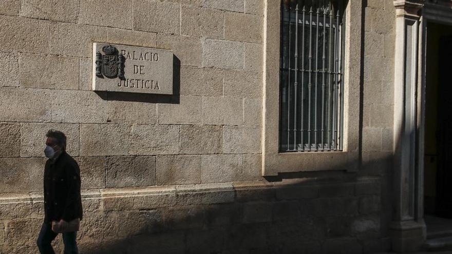 Palacio de Justicia, en Cáceres.