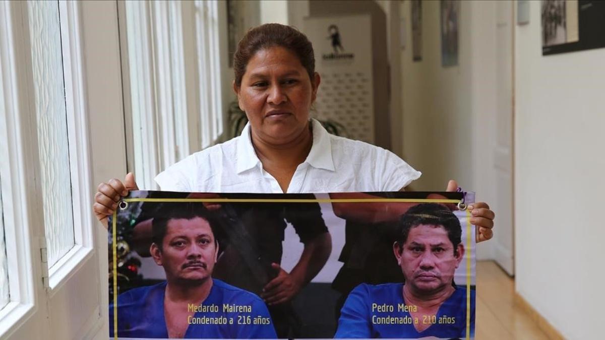 La activista nicaragüense Francisca Ramírez, en La Bonne.