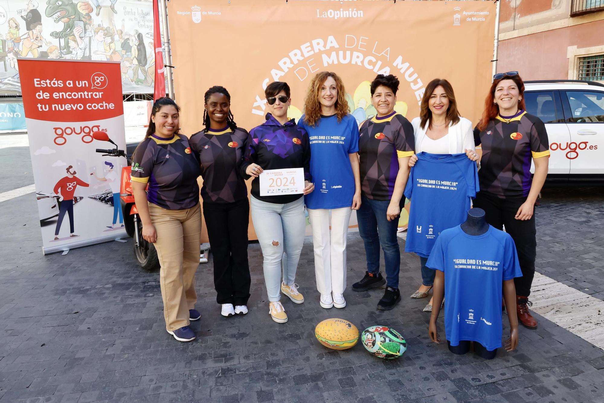 Las imágenes de la presentación de la Carrera de la Mujer 2024 en Murcia