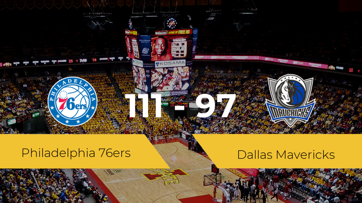 Philadelphia 76ers derrota a Dallas Mavericks por 111-97