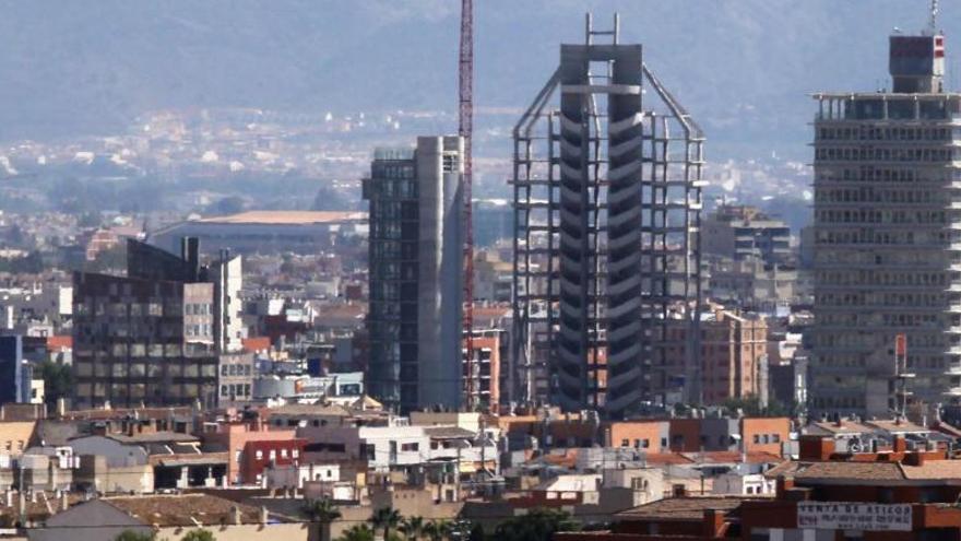 Vista general de los edificios de Espinardo, el barrio más joven de la ciudad de Murcia