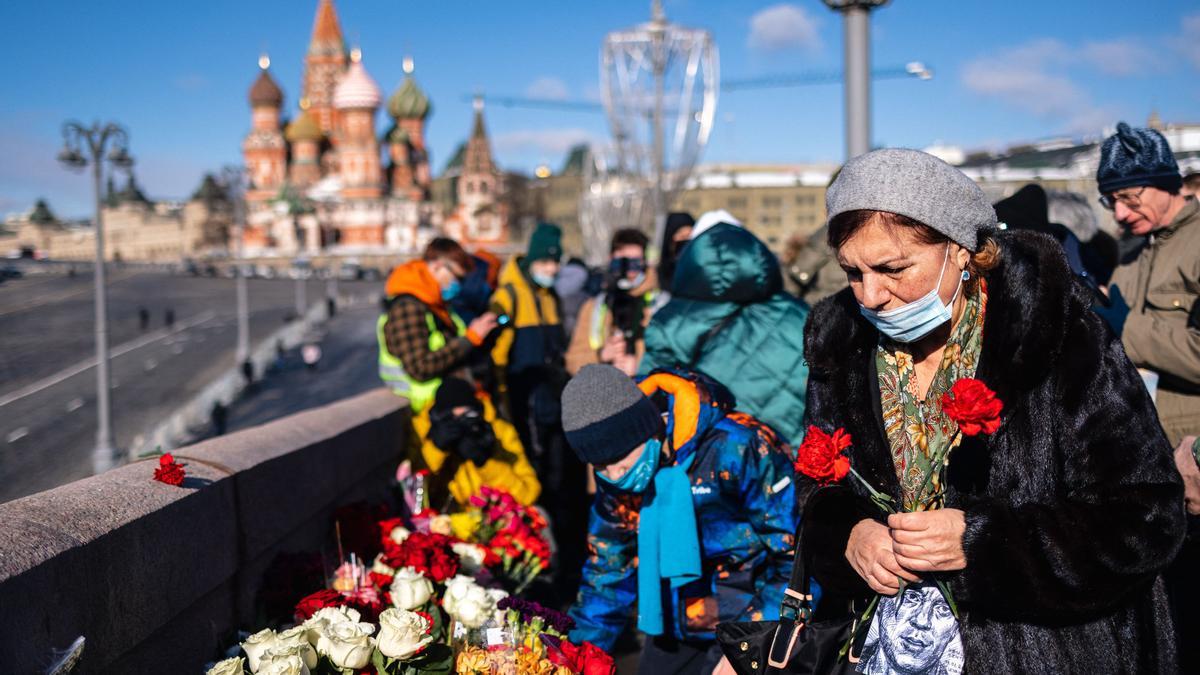 Recuerdo al opositor ruso asesinado Nemtsov