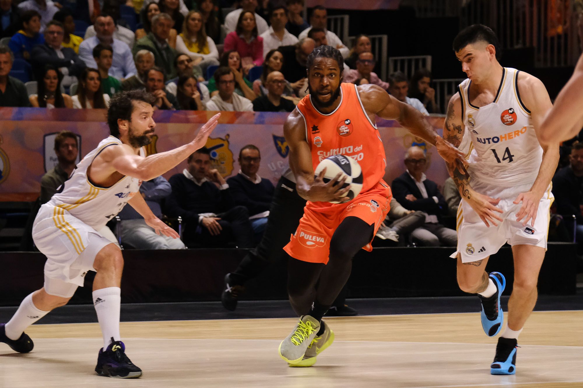 El Real Madrid - Valencia Basket de la Copa 2024. Gregorio Marrero