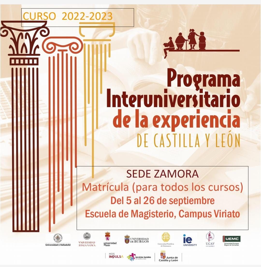 Cartel del Programa Interuniversitario de la experiencia