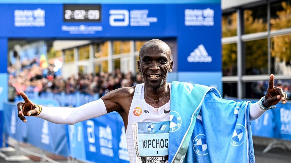 Eliud Kipchoge, récord del mundo en Berlín