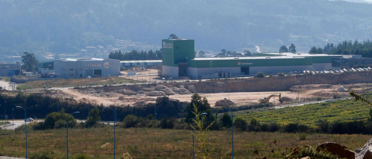 Polígono industrial de Baión, en Vilanova de Arousa.