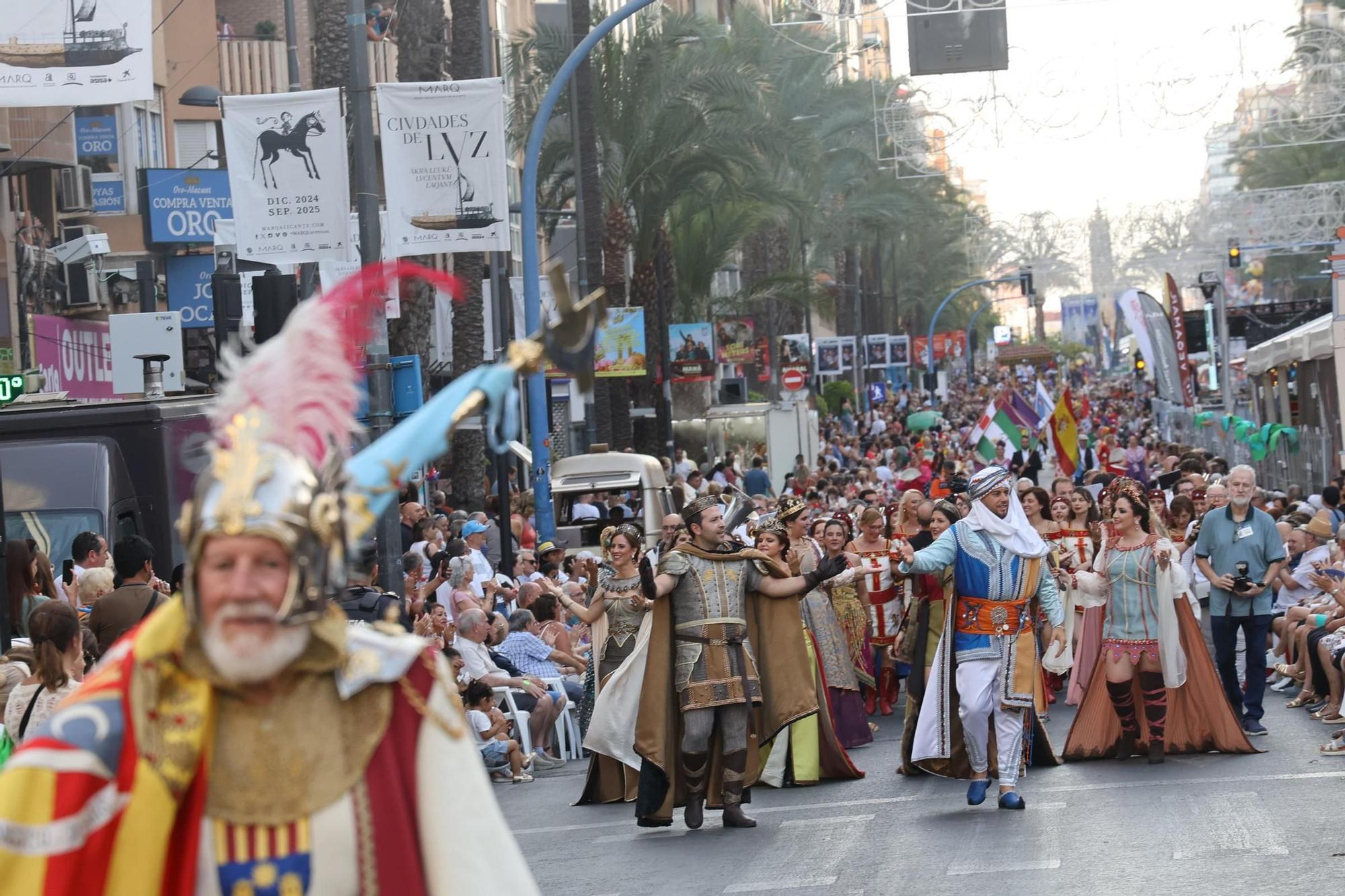 International folk parade of the bonfires of Alicante