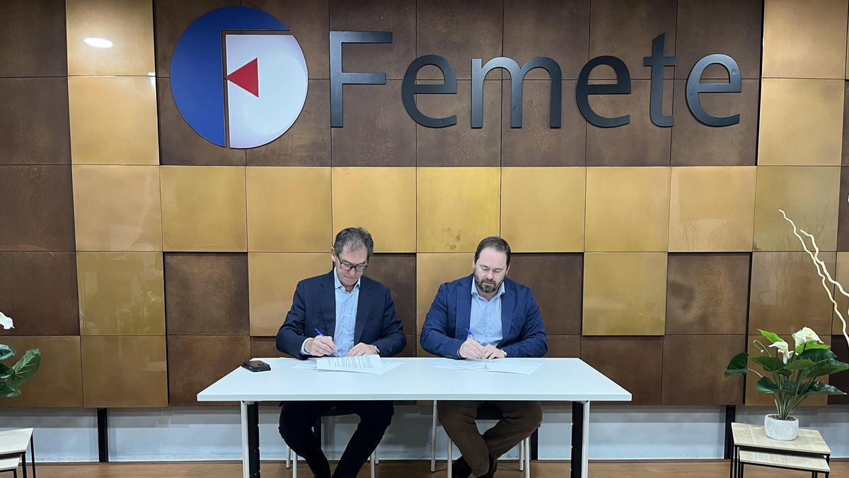 Firma del acuerdo Femete-Archipiélago Renting.