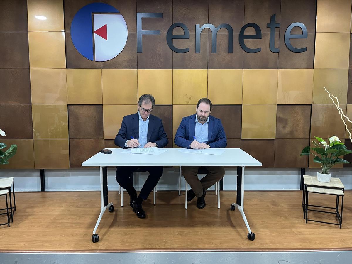 Firma del acuerdo Femete-Archipiélago Renting.