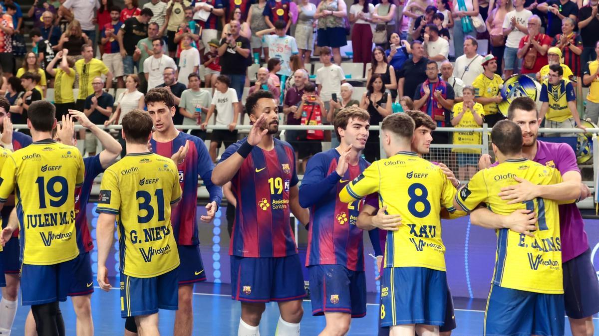 Estas son las imágenes de la final de la Copa del Rey de Balonmano en Alicante