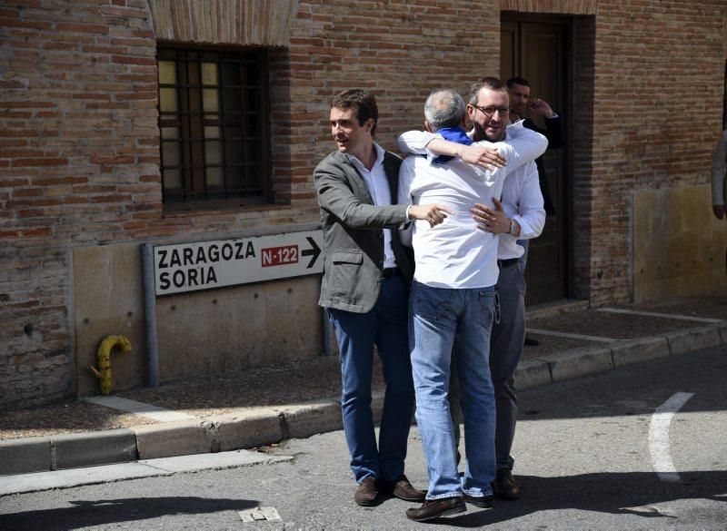 Visita de Pablo Casado a Tarazona