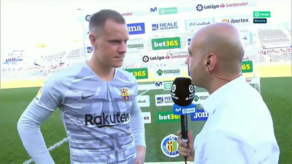 Ter Stegen: "Ganar fuera de casa era el primer paso que queríamos dar"