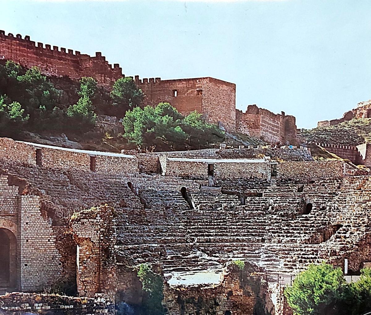 Estado anterior a la intervención en el Teatro Romano.